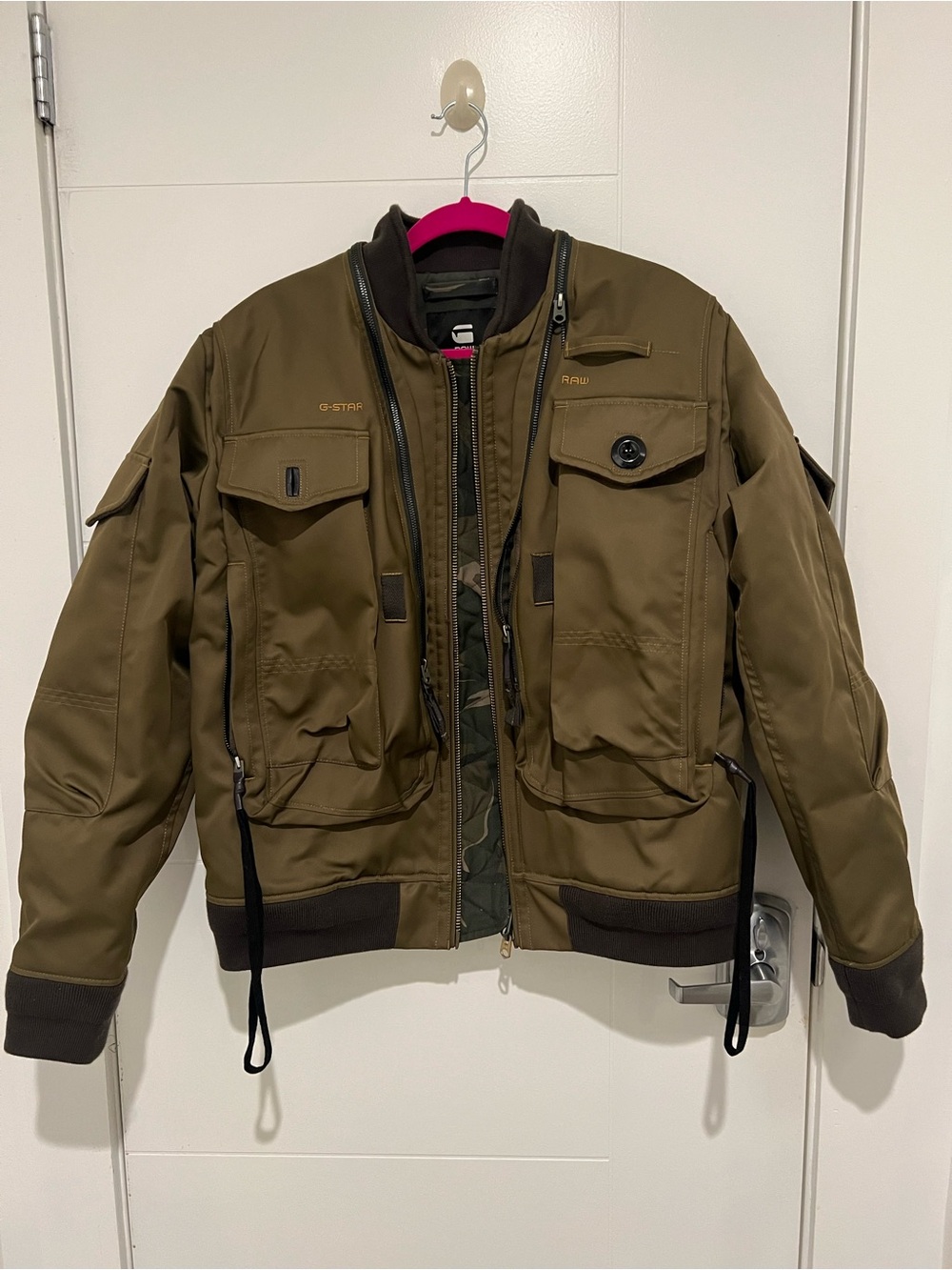 G-Star Olive Green Bomber Jacket